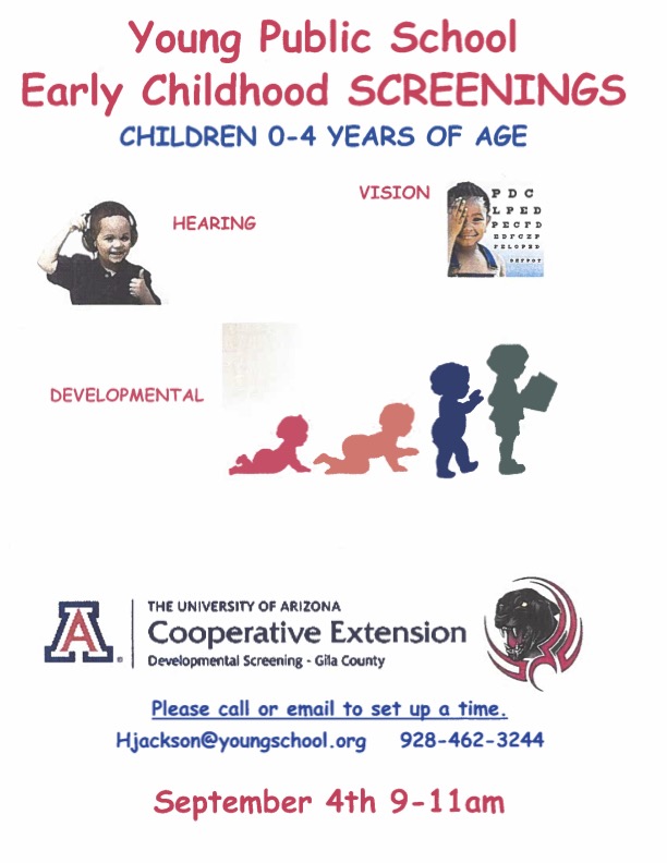 Early Childhood Screening Flyer