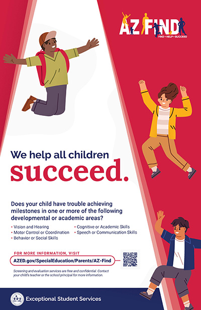 We Help All Children Succeed Flyer - English